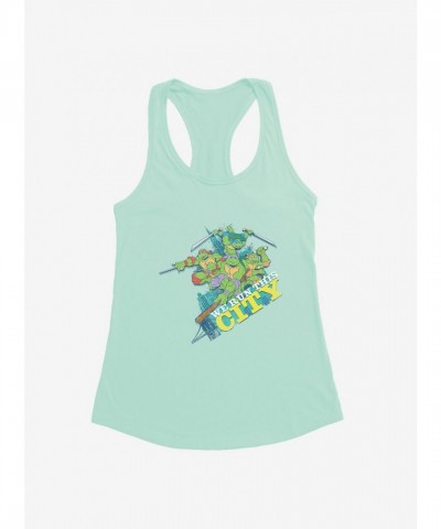 Teenage Mutant Ninja Turtles Girls Group Pose Tee - Lightweight Run This City