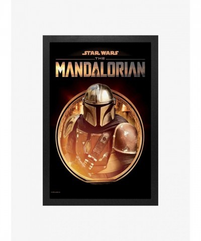 Mandalorian Circle Wood Wall Art for Star Wars Fans