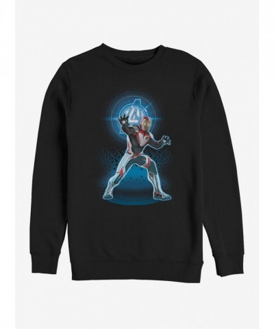 Marvel Iron Man Space Suit Black Sweatshirt for Men