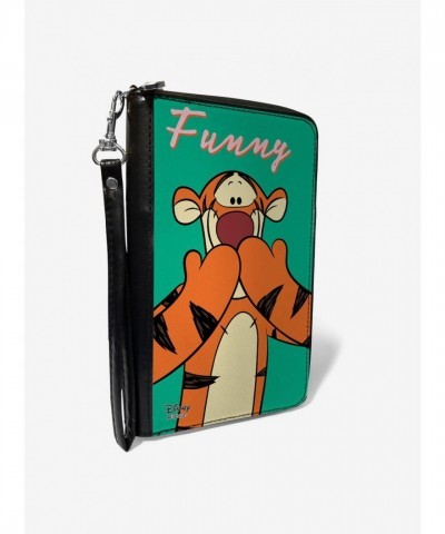 Tigger by Winne the Pooh Premium Vegan Leather Zip Wallet