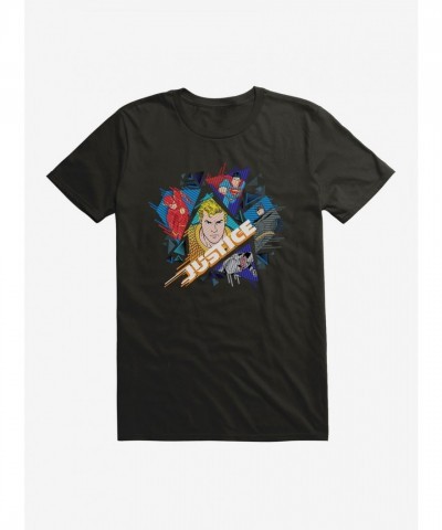 DC Comics Justice League Team Vintage-Inspired Men's T-Shirt