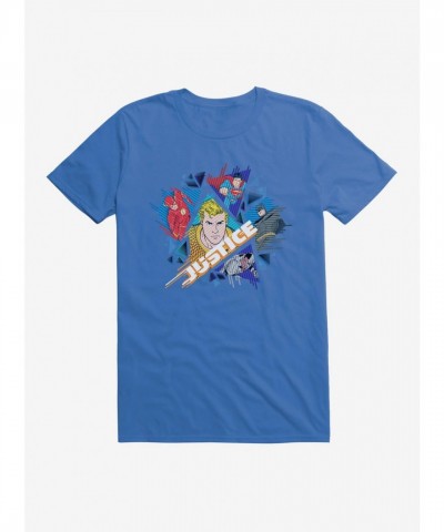 DC Comics Justice League Team Vintage-Inspired Men's T-Shirt