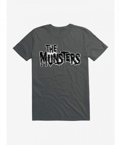 The Munsters Vintage Black & White Logo T-Shirt for Unisex