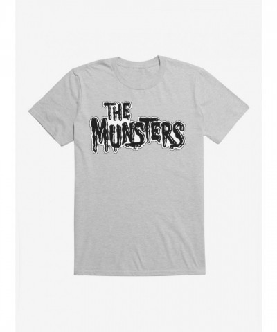 The Munsters Vintage Black & White Logo T-Shirt for Unisex