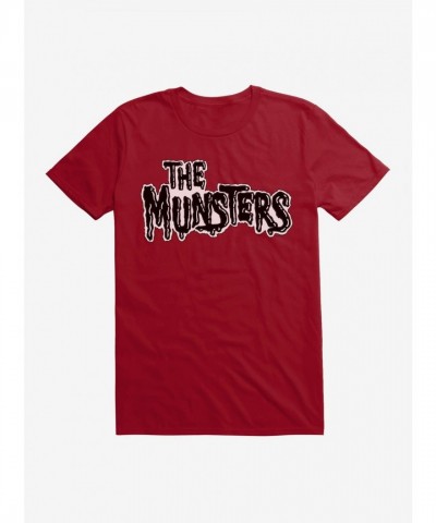 The Munsters Vintage Black & White Logo T-Shirt for Unisex