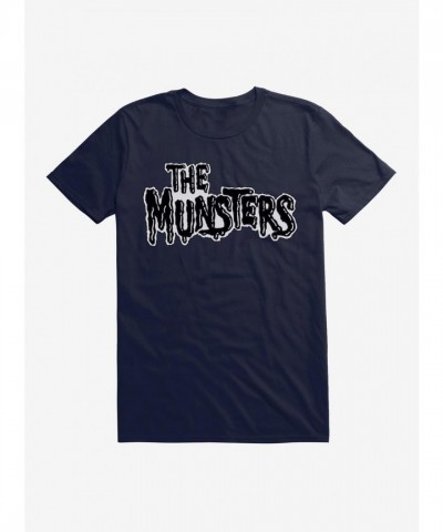 The Munsters Vintage Black & White Logo T-Shirt for Unisex