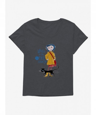Coraline Other Side Graphic Tee Plus Size for Girls