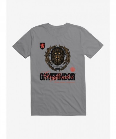 Harry Potter Gryffindor Motto T-Shirt - Unisex Grey