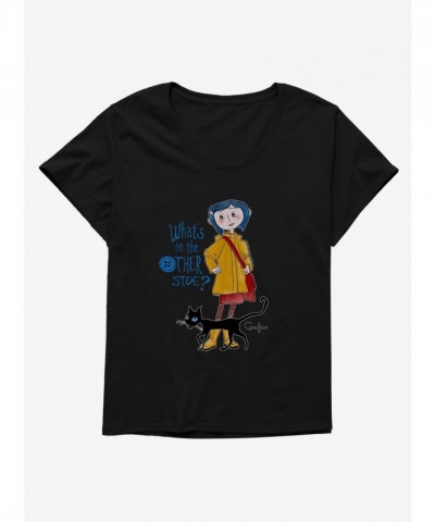 Coraline Other Side Graphic Tee Plus Size for Girls