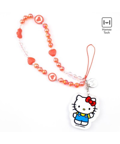 Hello Kitty Beaded Charm Phone Wristlet - Unisex Universal Lanyard