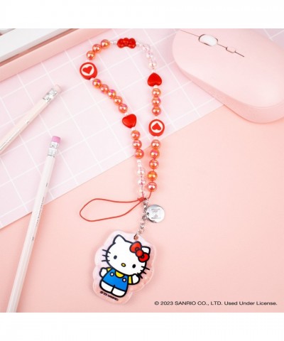 Hello Kitty Beaded Charm Phone Wristlet - Unisex Universal Lanyard