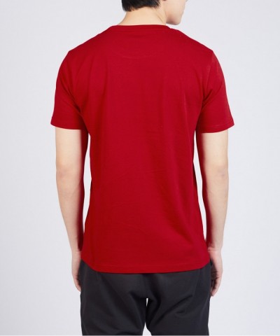 ONE Red Monotone Logo Tee for Men