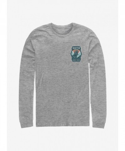 Star Wars Hoth Expedition Long-Sleeve Tee - Grey Men's Size