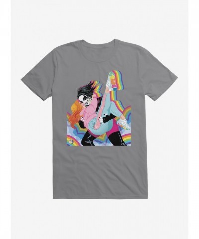 DC Comics Men's Lightweight Batman Batgirl Pride Cotton T-Shirt