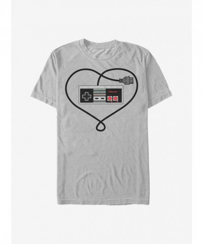Nintendo True Love Unisex T-Shirt - Silver
