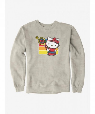 Hello Kitty White Sporty Sweatshirt for Unisex