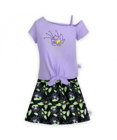 Inspired Disney Tiana Top and Skirt Set for Girls - The Princess and the Frog ily 4EVER