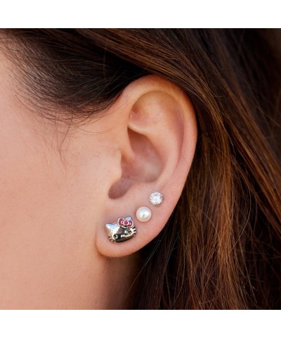 Hello Kitty Mix-N-Match Stud Earrings by Pura Vida for Girls
