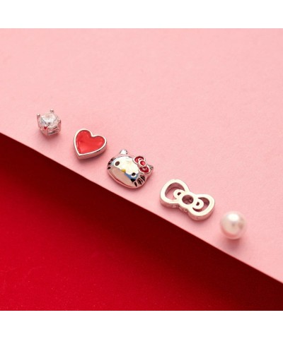 Hello Kitty Mix-N-Match Stud Earrings by Pura Vida for Girls