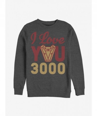 Marvel's Iron Man 3000 Arc Reactor Men's Black Sweatshirt