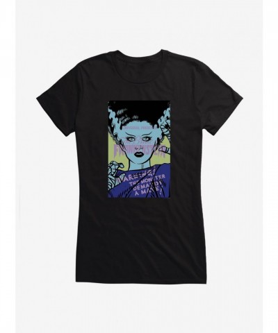 Bride of Frankenstein Monster Girls Tee - Lightweight Cotton