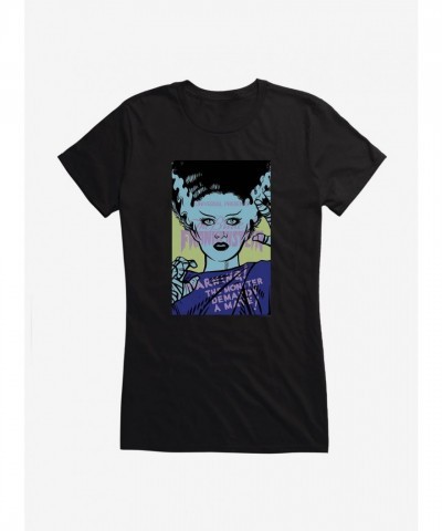 Bride of Frankenstein Monster Girls Tee - Lightweight Cotton