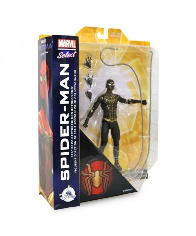 Spider-Man: No Way Home Black Suit 7-Inch Marvel Select Action Figure