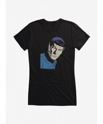Star Trek Spock Pop Art for Girls T-Shirt