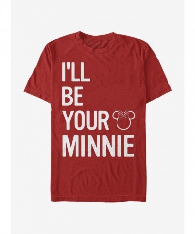 Disney Minnie Mouse Lightweight T-Shirt for Men - Red