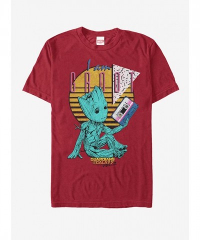 Marvel Guardians of the Galaxy Vol. 2 Groot Tape Unisex T-Shirt - Grey