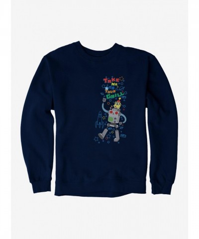 SpongeBob SquarePants Men's Comfortable Take Me To Your Grill Hoodie