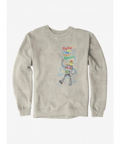SpongeBob SquarePants Men's Comfortable Take Me To Your Grill Hoodie