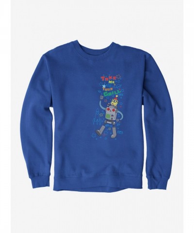 SpongeBob SquarePants Men's Comfortable Take Me To Your Grill Hoodie