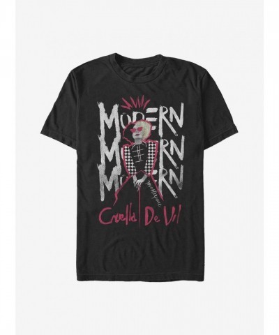 Disney Cruella Unisex T-Shirt in Black - Modern Masterpiece