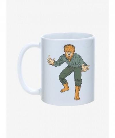 Universal Monsters The Wolfman Ceramic Mug - 11oz White Attack Design