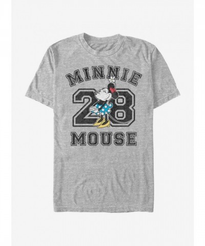 Disney Minnie Mouse and Mickey Grey Lightweight T-Shirt for Men