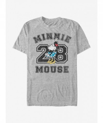 Disney Minnie Mouse and Mickey Grey Lightweight T-Shirt for Men