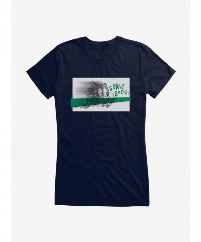 Sonic Speed Run Graphic Tee for Girls