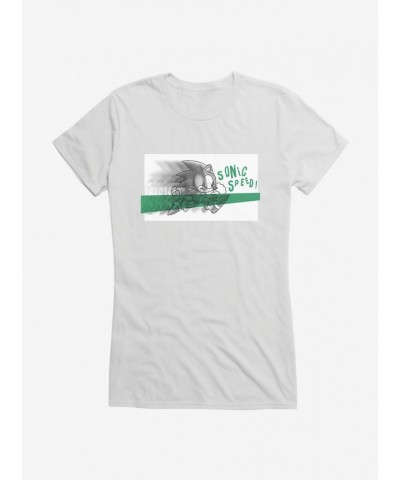 Sonic Speed Run Graphic Tee for Girls