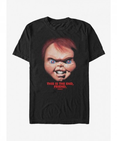 Chucky T-Shirt - The End Design in Black