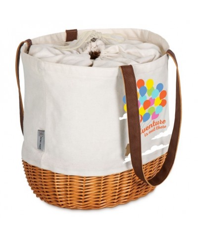 Up Basket Tote Adventure Canvas Wicker Picnic Bag