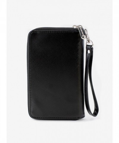Disney Minnie Mouse Women's Premium Vegan Leather Zip-Around Wallet