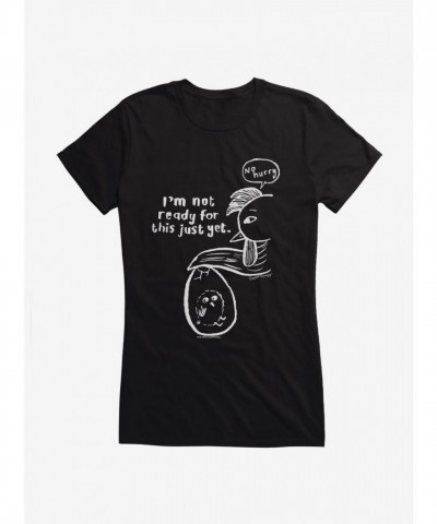 CupOfTherapy No Hurry Girls Lightweight Cotton T-Shirt