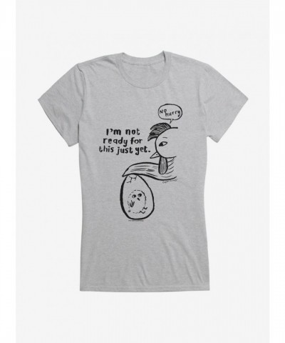 CupOfTherapy No Hurry Girls Lightweight Cotton T-Shirt