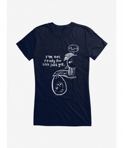 CupOfTherapy No Hurry Girls Lightweight Cotton T-Shirt