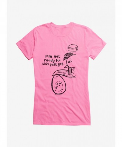 CupOfTherapy No Hurry Girls Lightweight Cotton T-Shirt