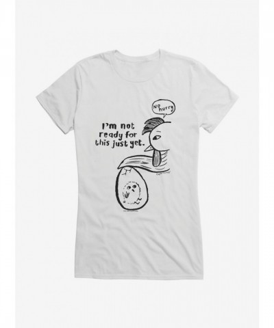 CupOfTherapy No Hurry Girls Lightweight Cotton T-Shirt