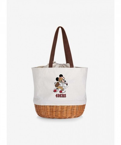 Disney Mickey Mouse NFL San Francisco 49ers Willow & Canvas Tote Bag