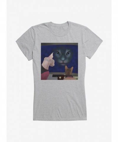 Star Trek TNG Inspired Big Face Graphic T-Shirt for Girls