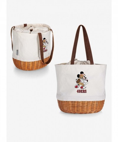 Disney Mickey Mouse NFL San Francisco 49ers Willow & Canvas Tote Bag